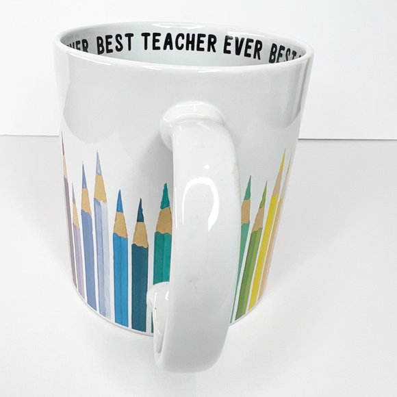 Coffee Mug Best Teacher Ever Novogratz Home 22 oz. - Picture 4 of 7